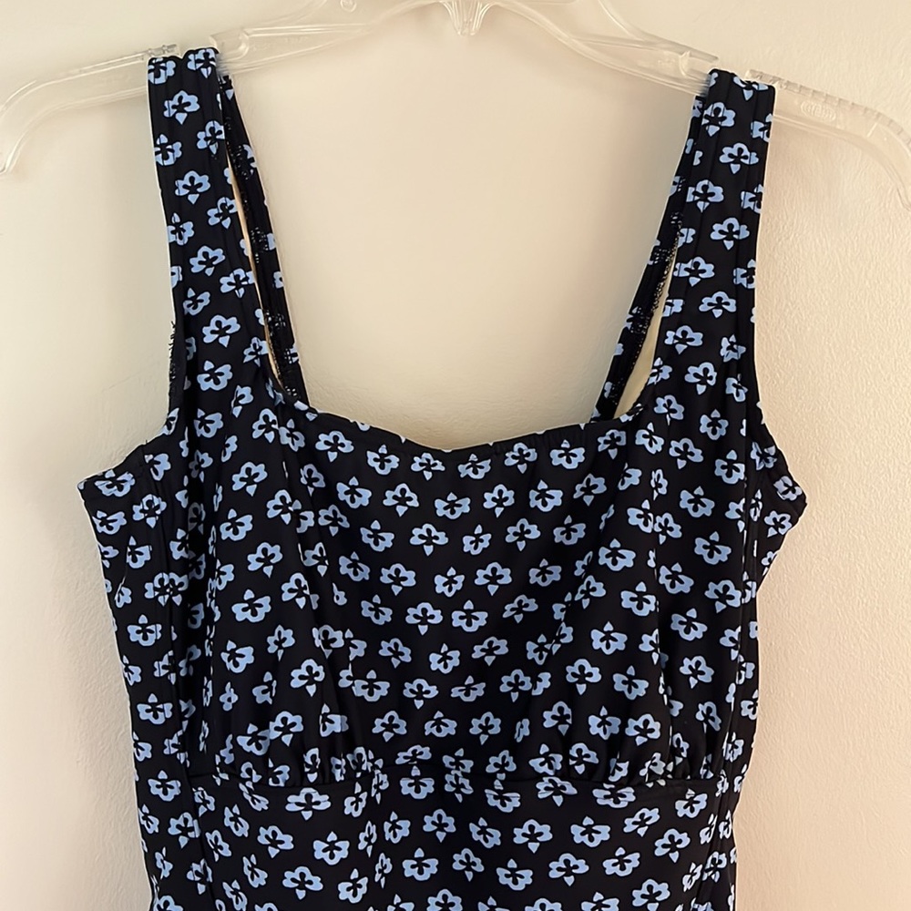 NEW!! Lands End navy print one piece swimsuit size 16W - Picture 5 of 12
